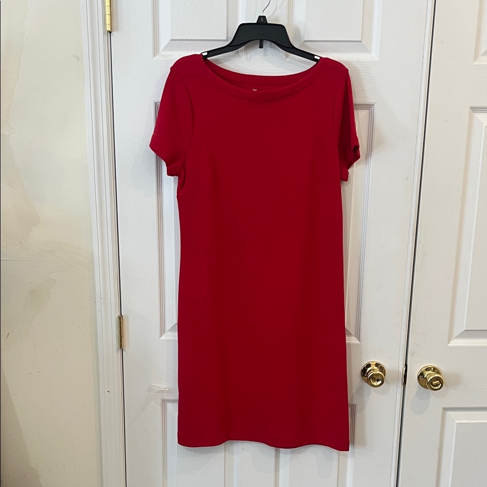 Talbots Classic Red Mini Dress